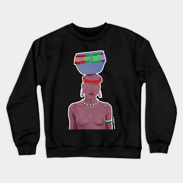 AFRICA BASKET Crewneck Sweatshirt by Artiiizo